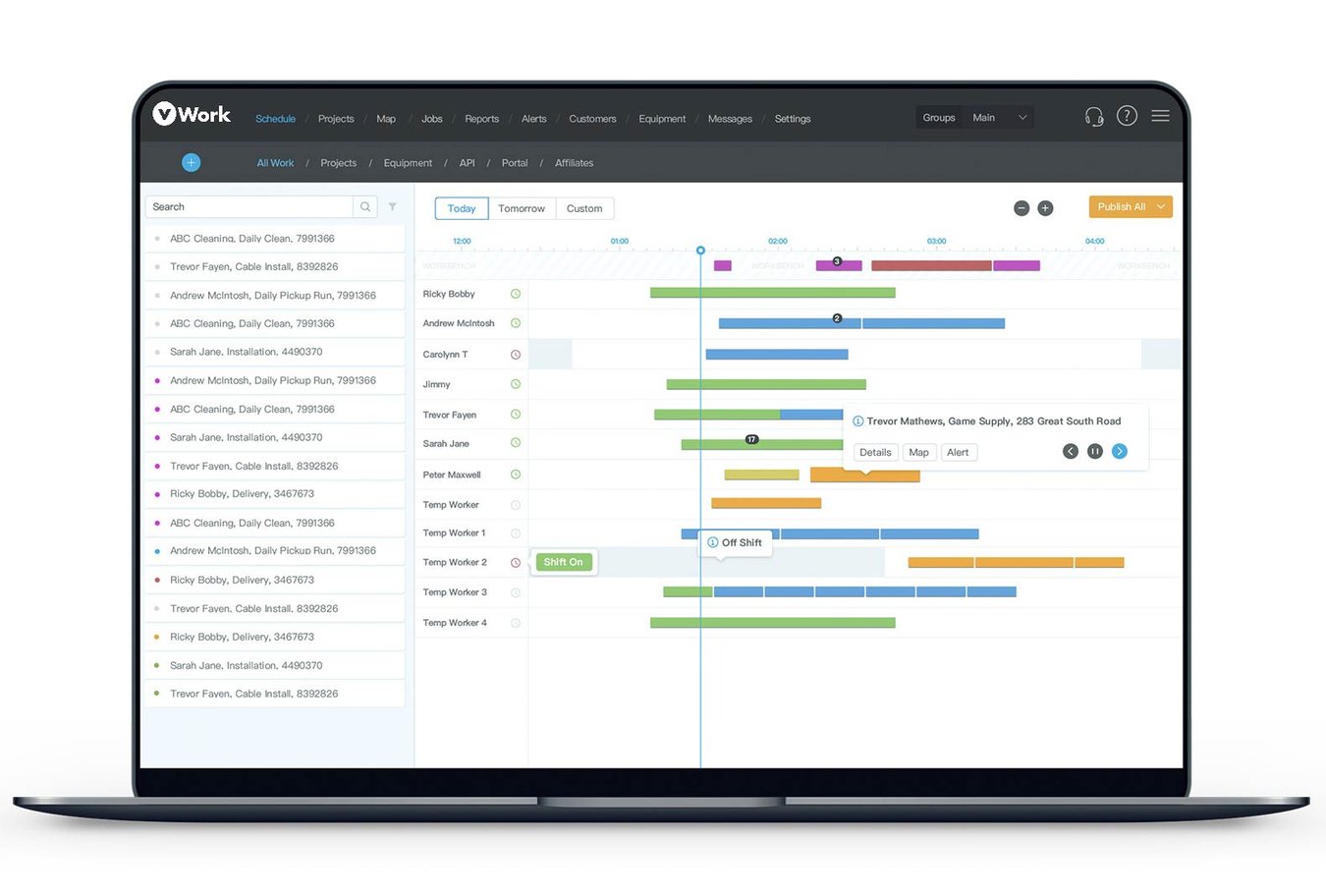 vWork | Productivity tools for dispatchers